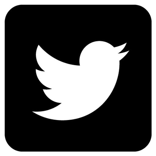 Logo Twitter Noir 2 Folie Urbaine