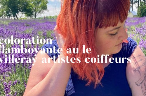 Coloration flamboyante au Le Villeray artistes coiffeurs