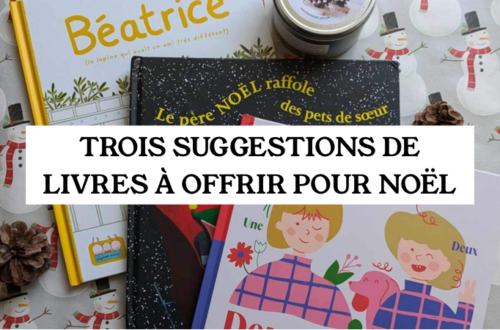 3 livres pour Noel